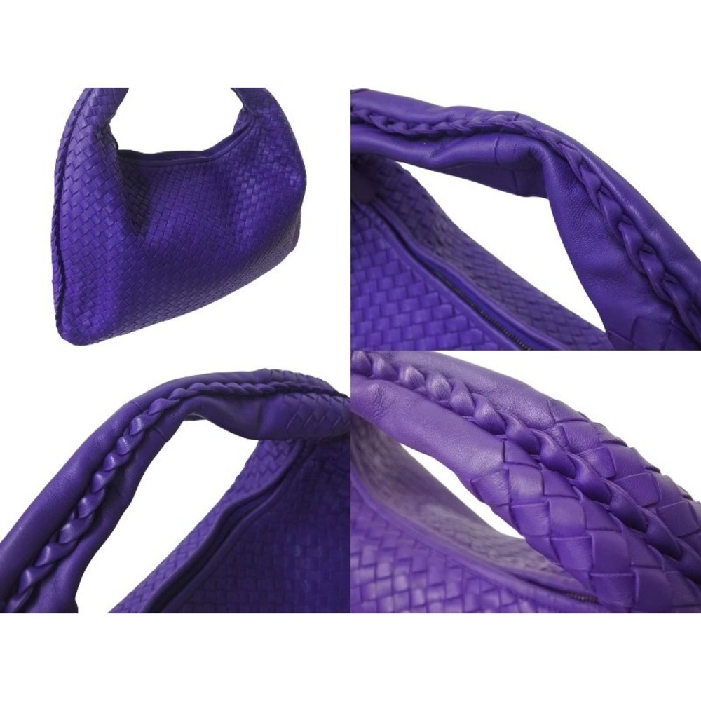 Bottega Veneta One Hobo Shoulder Bag Intrecciato Purple Hobo - Picture 4 of 8